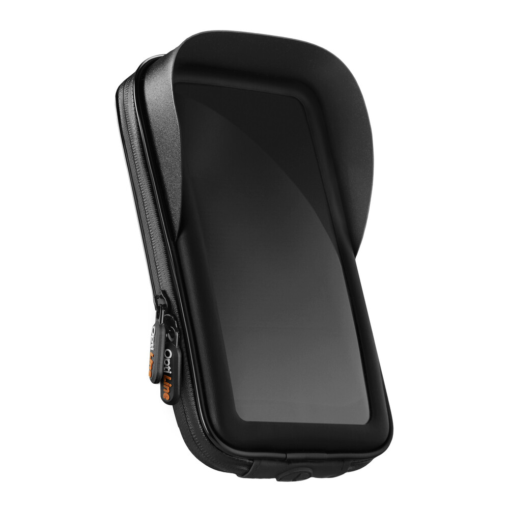 Θήκη Κινητού Soft Case με Αλεξήλιο της σειράς Optiline Universal Εφαρμογής για κινητά με μέγιστες διαστάσεις 85x170 mm, συμβατή με Βάσεις Στήριξης Κινητού Optiline για Μηχανή με σύστημα Duolock