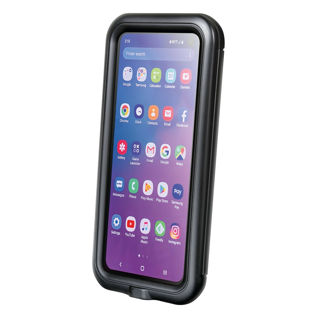 Θήκη Κινητού Hard Case της σειράς Optiline Universal Εφαρμογής για κινητά με μέγιστες διαστάσεις 78x165 mm, συμβατή με Βάσεις Στήριξης Κινητού Optiline για Μηχανή με σύστημα Duolock
